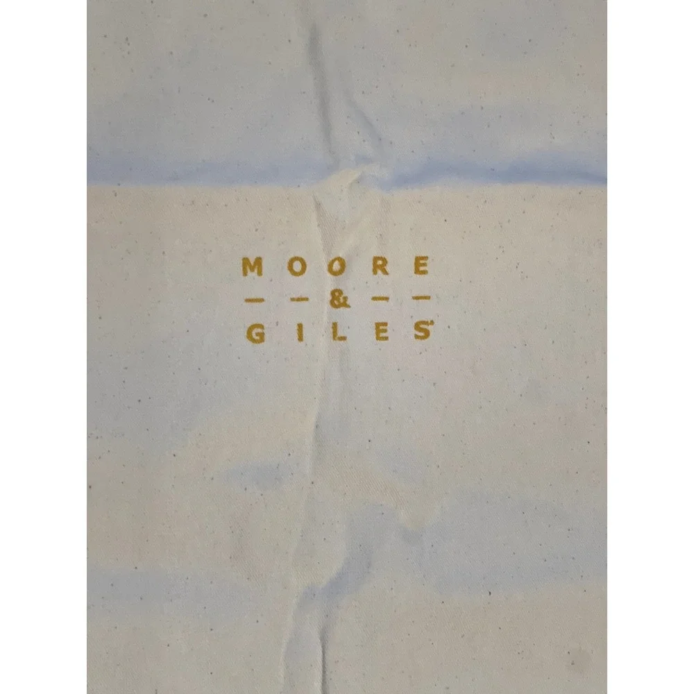 Moore & Giles Set‎ of 2 Large Canvas Drawstring Storage Bags Dust Bags